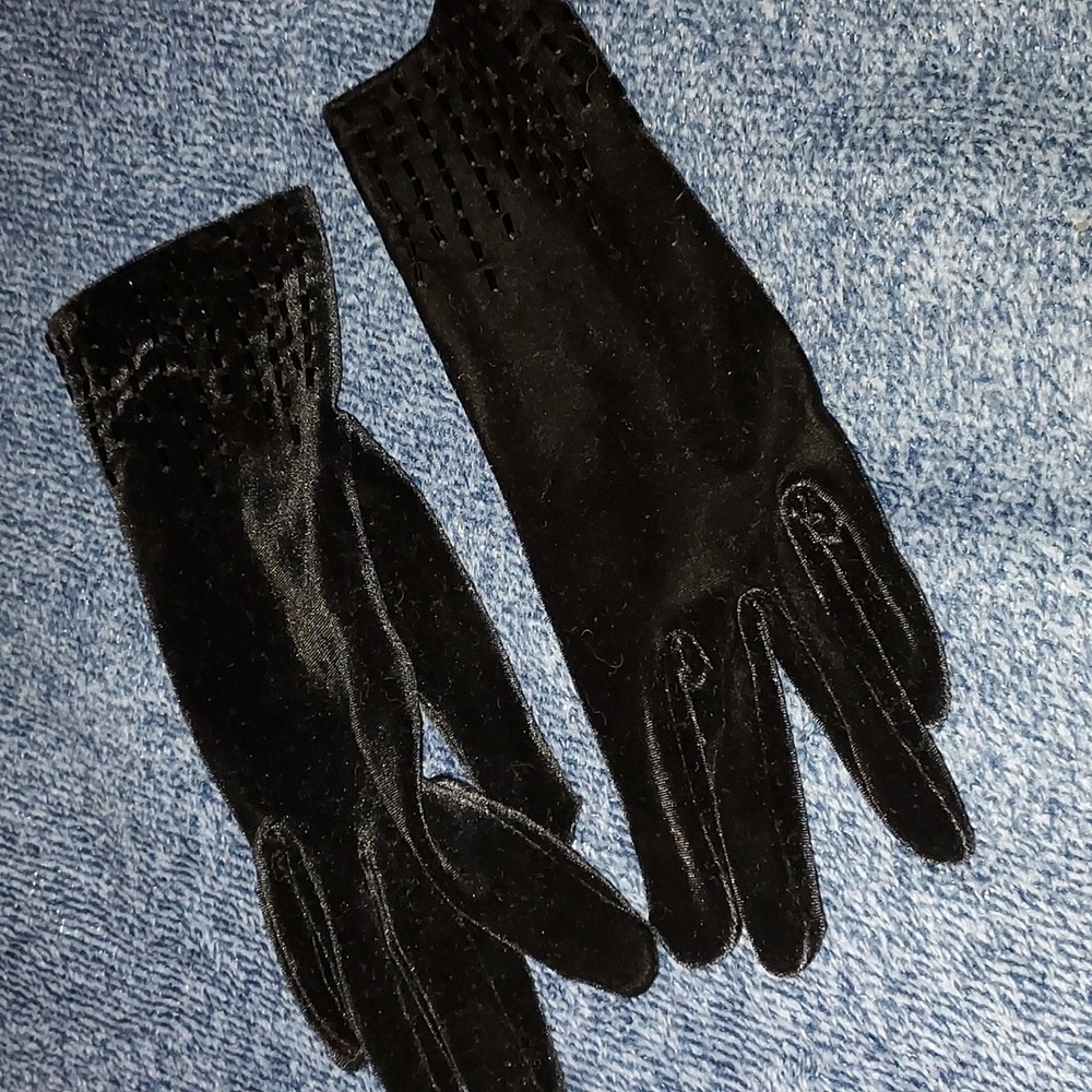 River Island Black Gloves